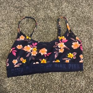 Victoria’s Secret PINK sports bra and swim top combo